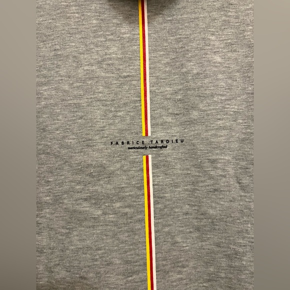 Fabrice Tardieu Good Vibes Star FT Hoodie Grey - Picture 3 of 7